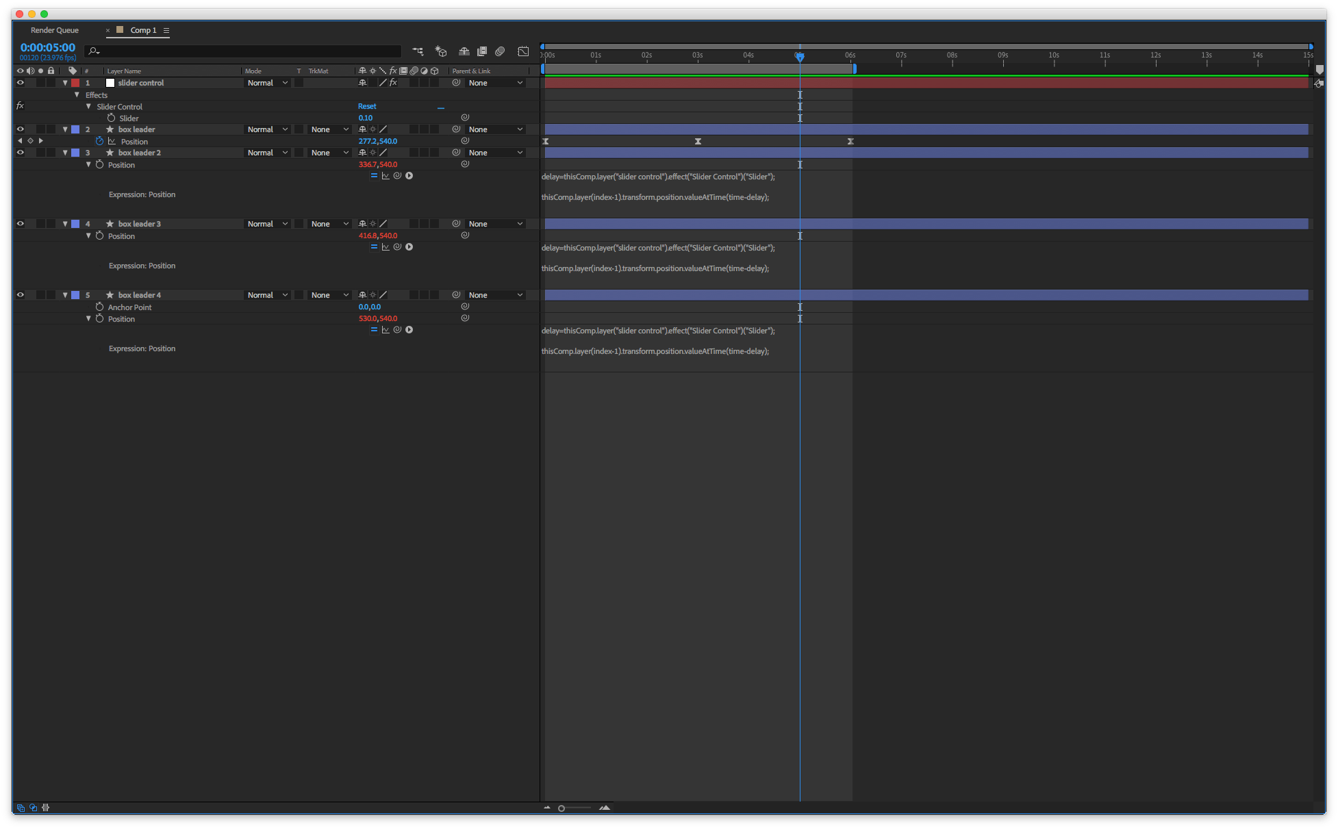 Expression with delay Adobe Community 4438309
